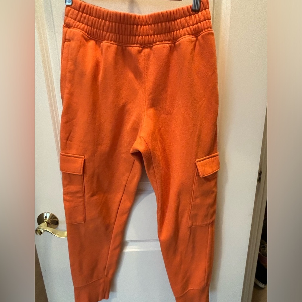 Dicks Sporting Goods DSG Cargo Sweatpants Womens  Medium Orange
